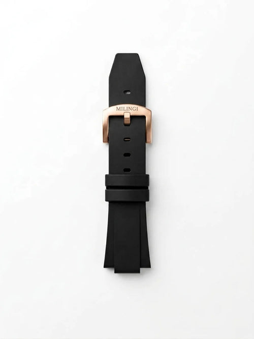MILINGI SILICONE STRAP - BLACK ROSÈ