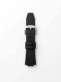 MILINGI SILICONE STRAP - BLACK STAINLESS